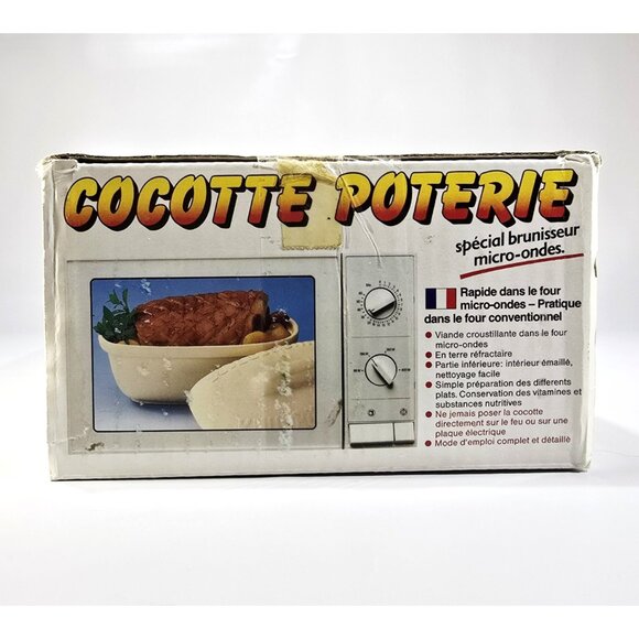 Vintage Scheurich Knuspertopf Glazed Micro Roaster Clay Baker Microwave or Oven - Picture 10 of 10